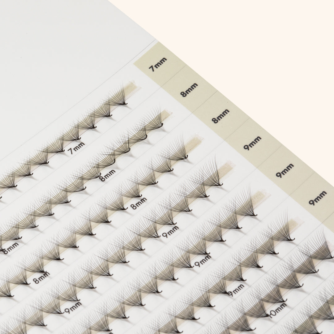 Pestanas Pré-feitas Estreitas Mayfair 16D 0.03 500 leques - Comprimentos Mistos