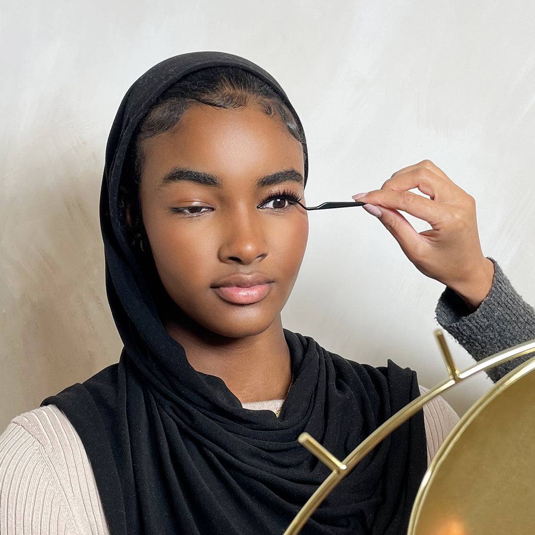 Suporte para exposição de pestanas 