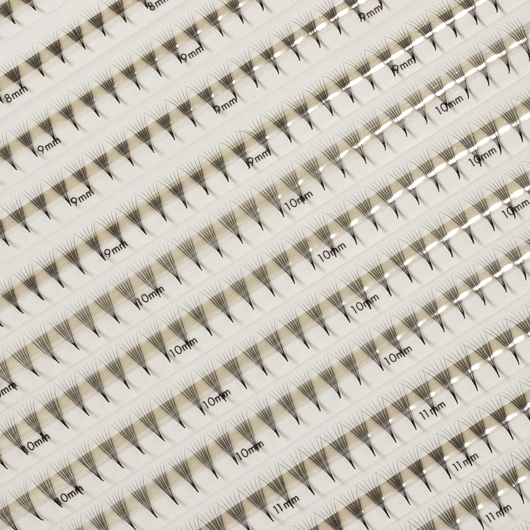 Pestanas Pré-feitas Estreitas Mayfair 6D 0.06 600 leques - Comprimentos Mistos