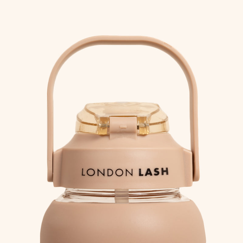 Garrafa de água de Vidro London Lash