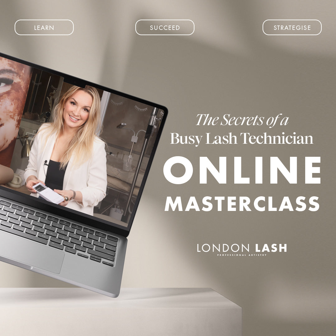 Os segredos de uma técnica de pestanas de sucesso - Masterclass online