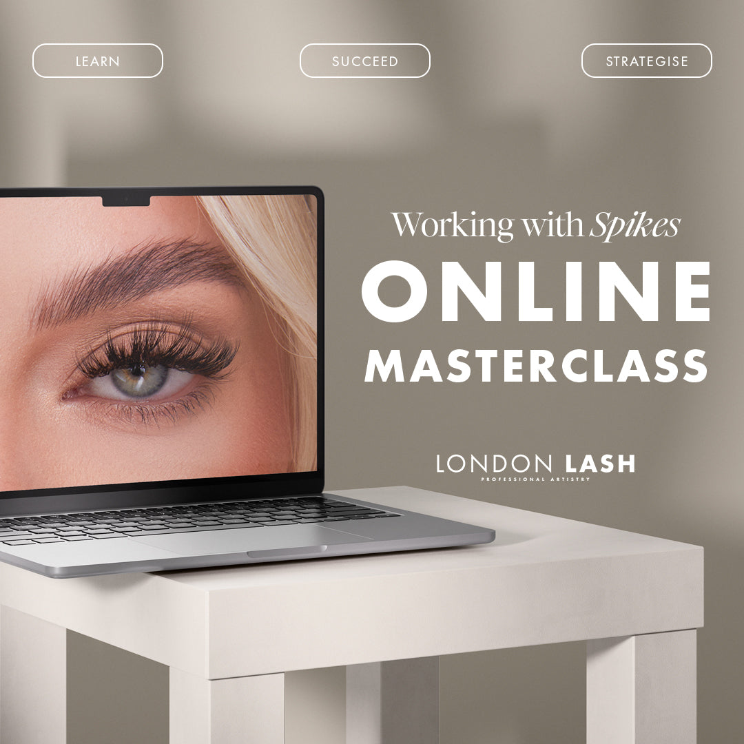 Masterclass online sobre como trabalhar com spikes de pestanas