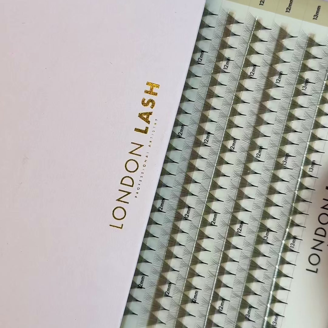 Pestanas Pré-feitas Estreitas Mayfair 14D 0.03 500 leques - Comprimentos Mistos