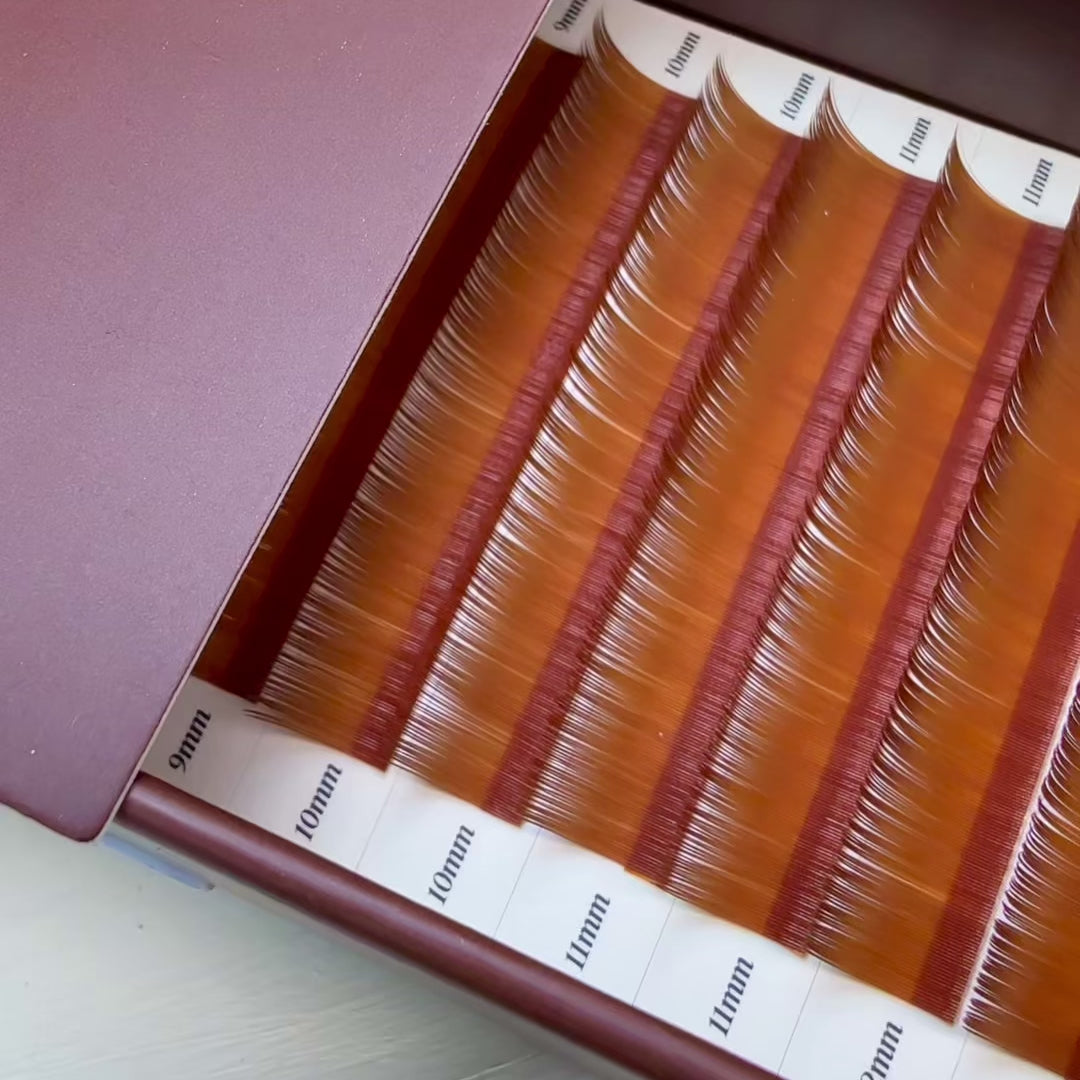 Braune Wimpern – Caramel Macchiato Kollektion