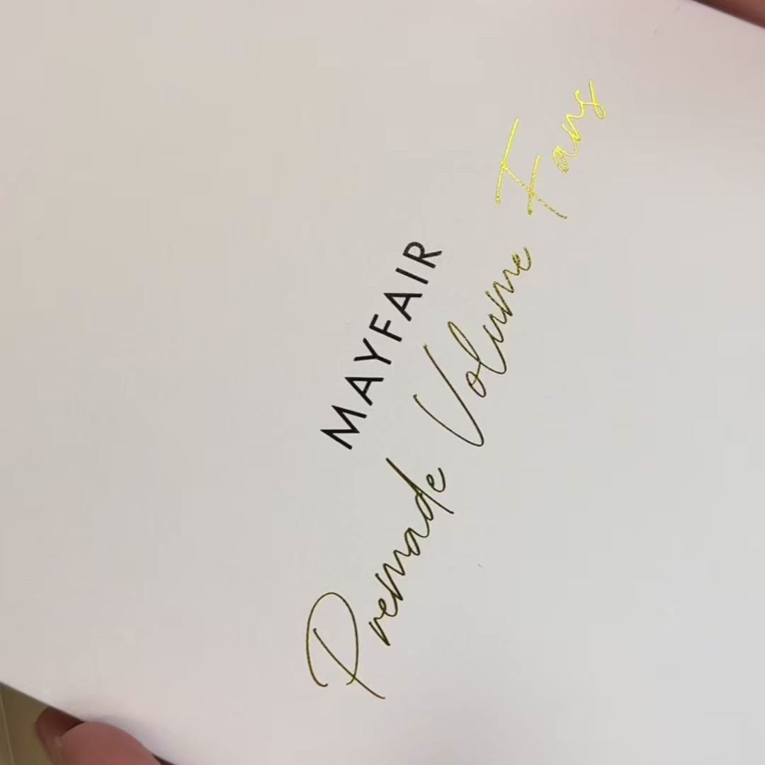 Pestanas Pré-feitas Estreitas Mayfair 4D 0.07 600 leques - Comprimentos Mistos